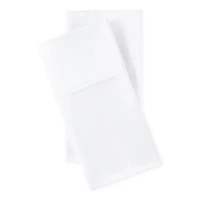 Loom + Forge Super Soft 400 Thread Count Cotton Sateen 2-Pack Pillowcase