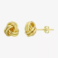 18K Gold 8mm Stud Earrings