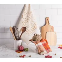 Design Imports Fall Be Thankful 2-pc. Dish Cloths