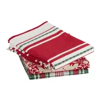 Design Imports Scandinavian Snowflakes 3-pc. Dish Cloths