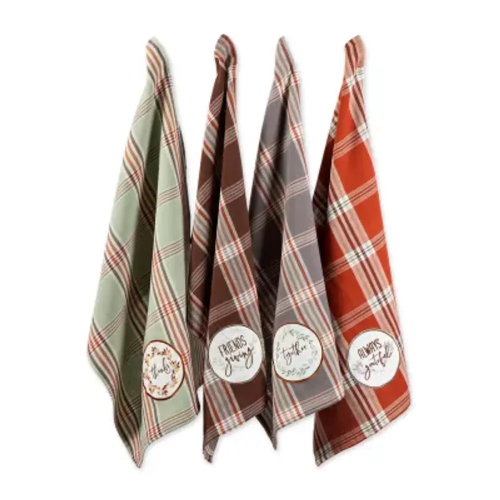 Design Imports Gathered Together 4-pc. Dish Cloth
