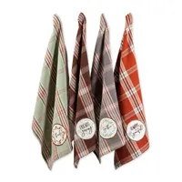 Design Imports Gathered Together 4-pc. Dish Cloths