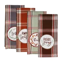 Design Imports Gathered Together 4-pc. Dish Cloth