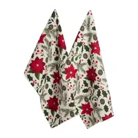 Design Imports Woodland Christmas 2-pc. Dish Cloths