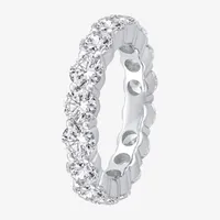 (H-I / Si1-Si2) 4.5MM 5 CT. T.W. Lab Grown White Diamond 14K Gold Eternity Wedding Band