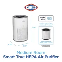 Clorox Medium Room, Smart True HEPA Air Purifier