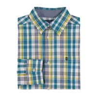 IZOD Little & Big Boys Long Sleeve Button-Down Shirt