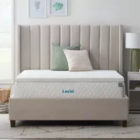 Dream Collection By Lucid inch Gel Covered Mattress Topper