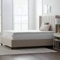 Dream Collection By Lucid 3 inch Gel Covered Mattress Topper