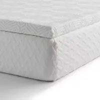 Dream Collection By Lucid 3 inch Gel Covered Mattress Topper