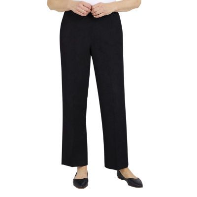 Alfred Dunner Madagascar Womens Straight Pull-On Pants