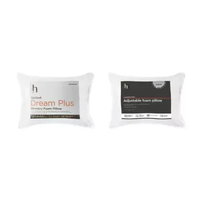 Home Expressions Adjustable Foam Pillow