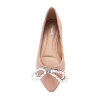 Qupid Womens Swirl-346 Pointed Toe Ballet Flats