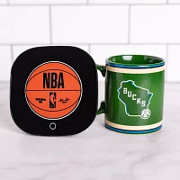 Uncanny Brands NBA Milwaukee Bucks Logo Mug Warmer With Mug - Auto Shut On/Off