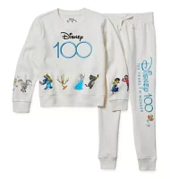 Disney Collection Disney 100 Little & Big Girls 2-pc. Mickey and Friends Pant Set