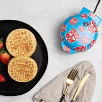 Uncanny Brands Transformers Autobot Mini Waffle Maker - A More Than Meets The Eye Kitchen Appliance