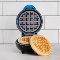 Uncanny Brands Transformers Autobot Mini Waffle Maker - A More Than Meets The Eye Kitchen Appliance