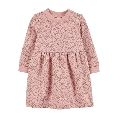 Carter's Baby Girls Long Sleeve Fitted Sleeve A-Line Dress