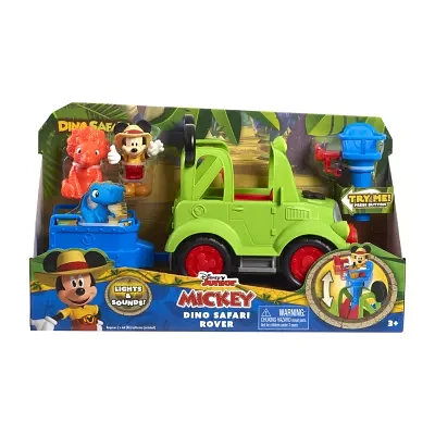 Disney Collection Dino Safari Vehicle Mickey Mouse Toy Playset