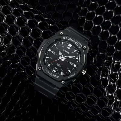 Casio Mens Black Strap Watch Mw620h-1av