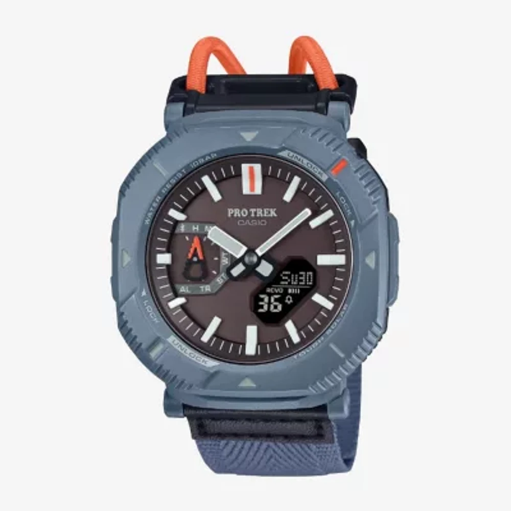 Casio Mens Blue Strap Watch Prjb001b-2