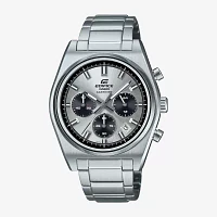 Casio Mens Silver Tone Stainless Steel Bracelet Watch Efb730d-7av
