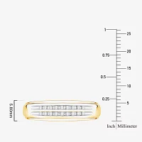(I / Si1) 3PC Trio Set Featuring 1/2 CT. T.W. Lab Grown White Diamond 10K Two Tone Gold Marquise Side Stone Bridal Set