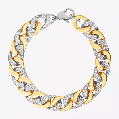 Stainless Steel 9 Inch Curb Chain Bracelet