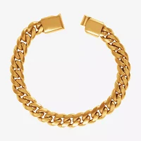 Stainless Steel 9 Inch Curb Chain Bracelet