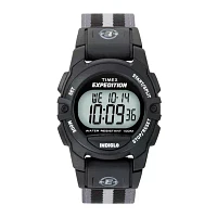 Timex® Expedition® Gray Nylon Strap Digital Watch T496619J