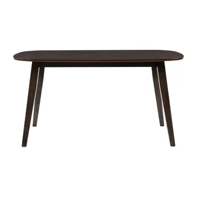 Corliving Tiffany Dining Collection Rectangular Wood-Top Dining Table