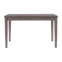 Corliving New York Dining Collection Rectangular Wood-Top Dining Table