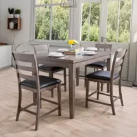 Corliving New York Dining Collection 5-pc. Counter Height Rectangular Dining Set