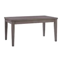 Corliving New York Dining Collection Rectangular Wood-Top Dining Table