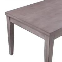 Corliving New York Dining Collection Rectangular Wood-Top Dining Table