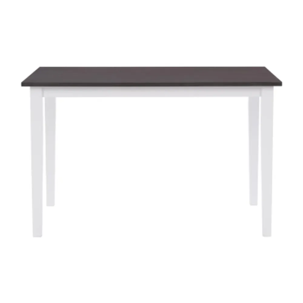 Corliving Michigan Dining Collection Rectangular Wood-Top Dining Table