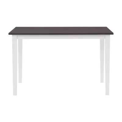 Corliving Michigan Dining Collection Rectangular Wood-Top Dining Table