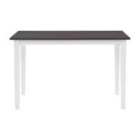 Corliving Michigan Dining Collection Rectangular Wood-Top Dining Table