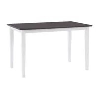 Corliving Michigan Dining Collection Rectangular Wood-Top Dining Table