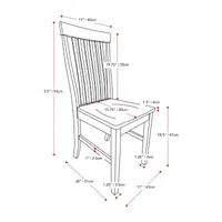 Corliving Michigan Dining Collection 5-pc. Rectangular Dining Set