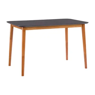 Corliving Alpine Dining Collection Rectangular Wood-Top Dining Table