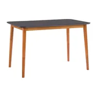 Corliving Alpine Dining Collection Rectangular Wood-Top Dining Table