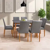 Corliving Alpine 7-pc. Rectangular Dining Set