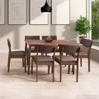 Corliving Branson Dining Collection Rectangular Wood-Top Dining Table