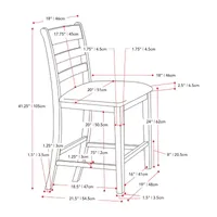 New York Counter Height Dining 2-pc. Chairs