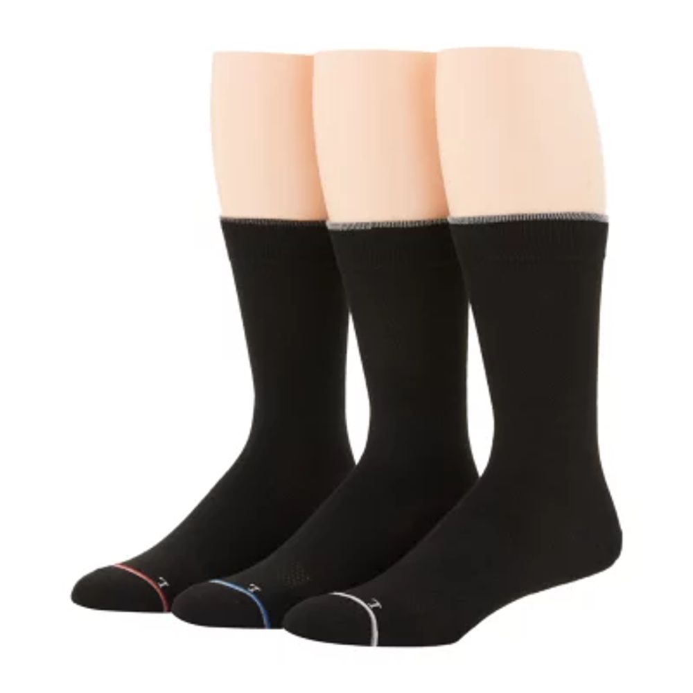 Stafford Casual Performance 3 Pair Crew Socks Mens