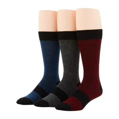 Stafford Super Soft Lux 3 Pair Crew Socks Mens