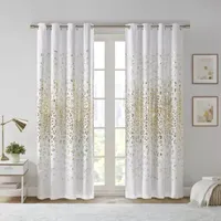 Intelligent Design Serena Energy Saving 100% Blackout Grommet Top Single Curtain Panel