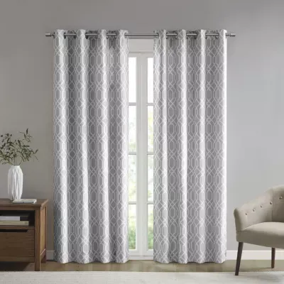 Sunsmart Tatum Energy Saving Blackout Grommet Top Single Curtain Panel