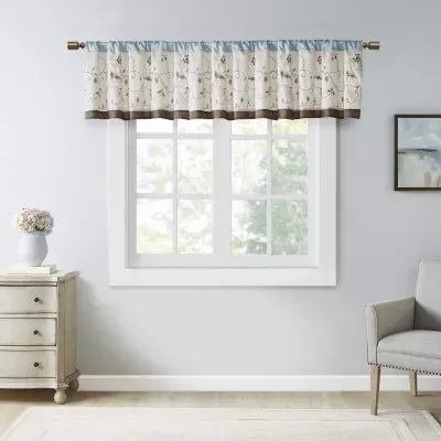 Madison Park Grace 50"W X 18"L Rod Pocket Tailored Valance